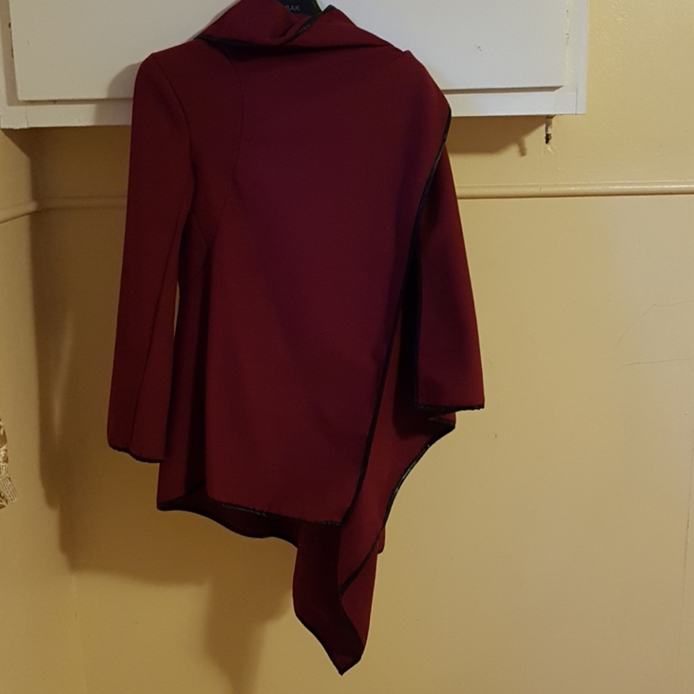 Red cape jacket
